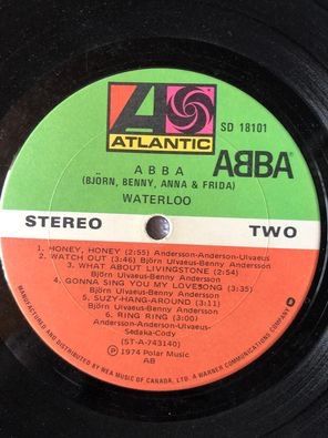 Album ABBA WATERLOO, usado, mas a tocar bem.