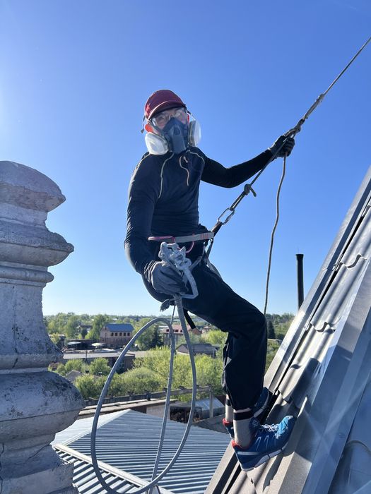 Фарбування,Миття:Дахів,Ангарів,Церков,Фасадів