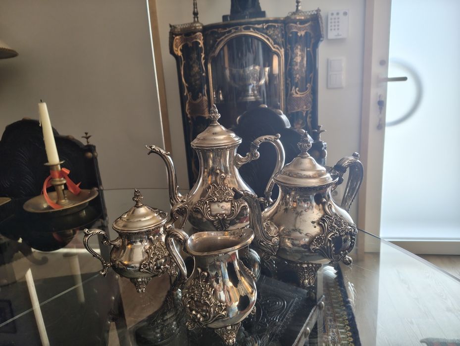 Serviço de casquinha de prata inglesa