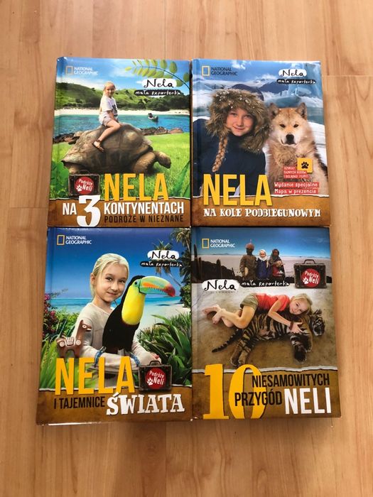 Nela 2  książki przyrodnicze  komplet wilk i tukan