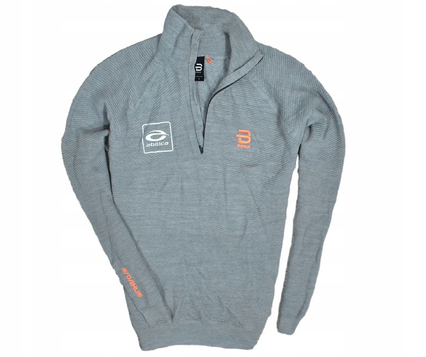 Bjorn Daehlie Cienki Dzianinowy Męski Sweter Trekkingowy L