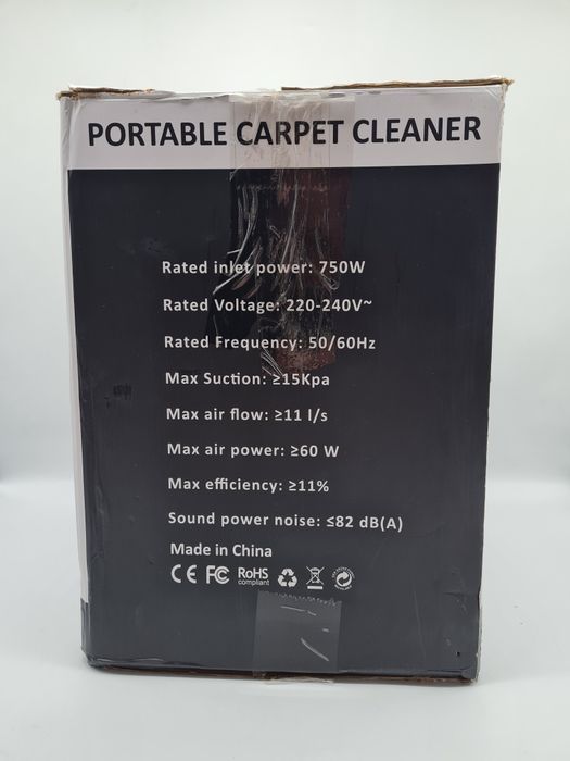Przenośny odkurzacz piorący do dywanów i tapicerki 750W