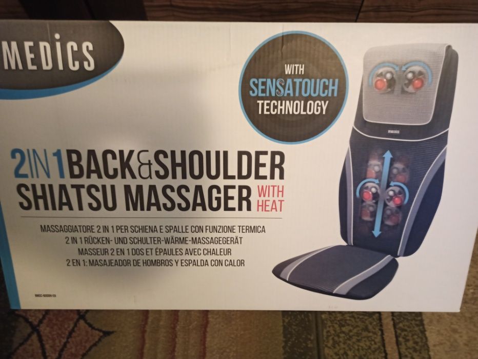 Homedics 2in1 Back & Shoulder Shiatsu Massager