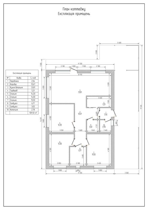 Котедж 110 м2 в КМ Gardd House біля Десни. Розстрочка до 18 міс