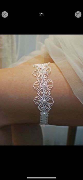 Podwiązka z perlami