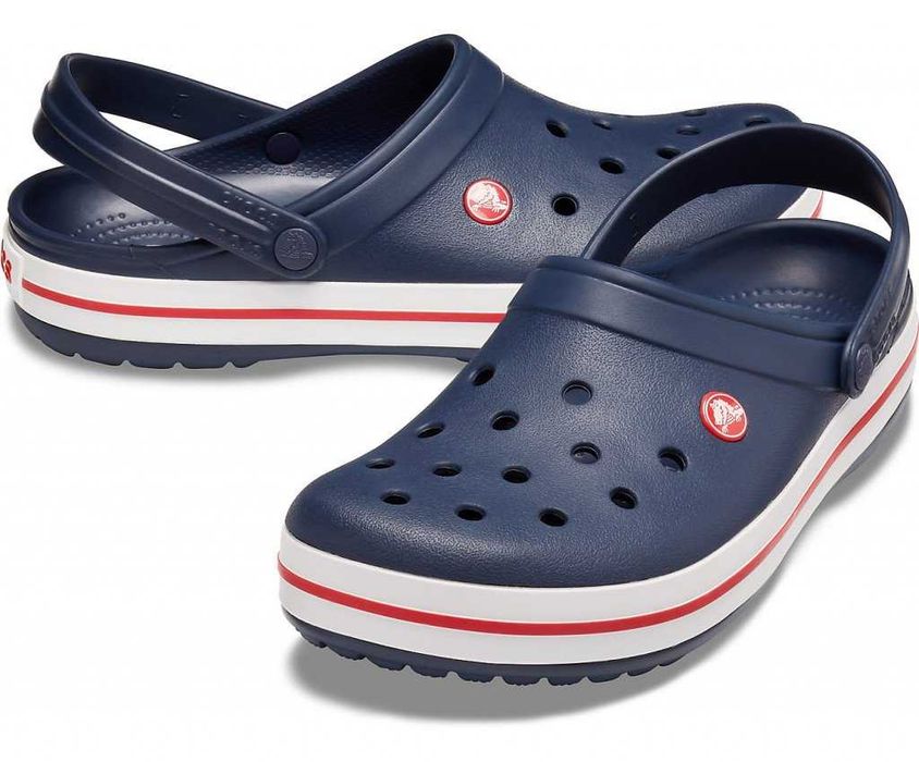 CROCS Crocband Navy Темно-синий/белый кроксы сабо 36-44р