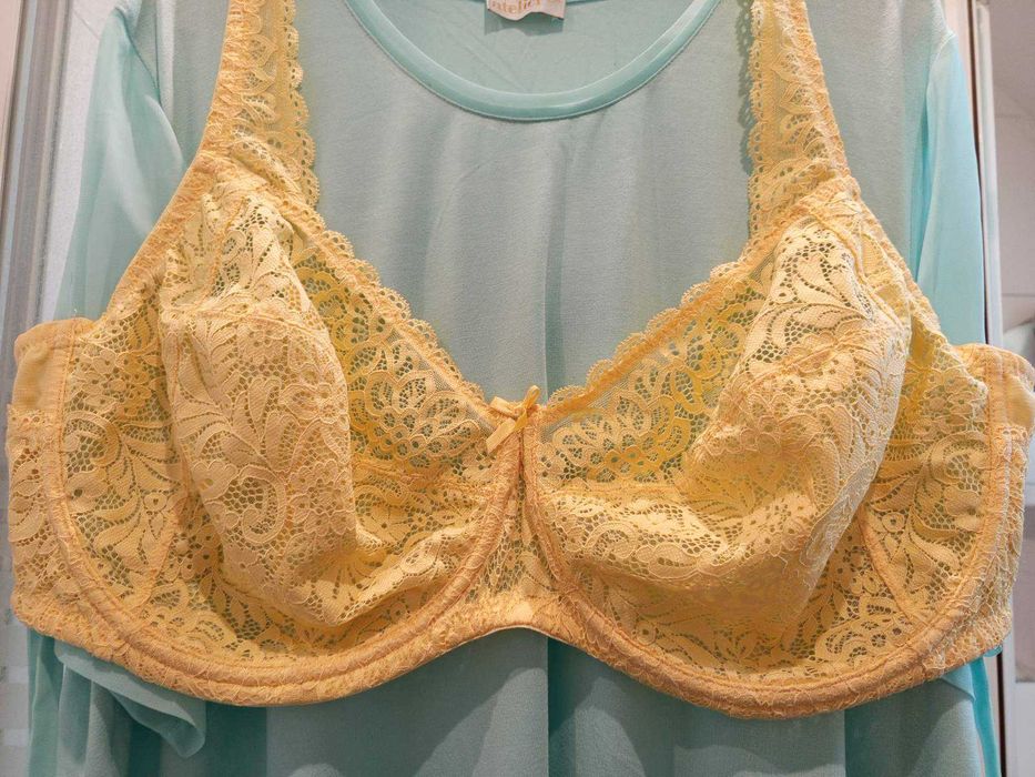 Бюстгальтер Ulla Popken на косточках, кружево большой р.6XL–7XL