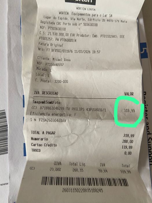 Tv Philips 43 polegadas