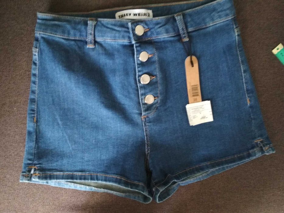 Шорти джинсові tally weijl, 38