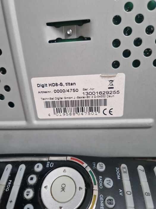 Niemiecki Dekoder cyfrowy odbiornik satelitarny z tunerem HDTV TECHNIS