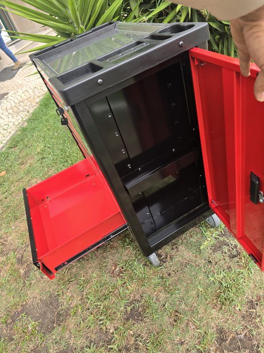 Carrinho de ferramentas 7 gavetas vazio novo