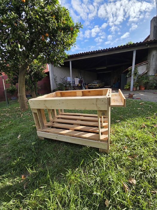 Mesa de Madeira para plantar