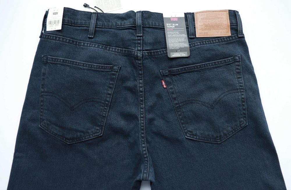 LEVIS 512 W38 L34 męskie spodnie jeansy slim taper fit nowe okazja