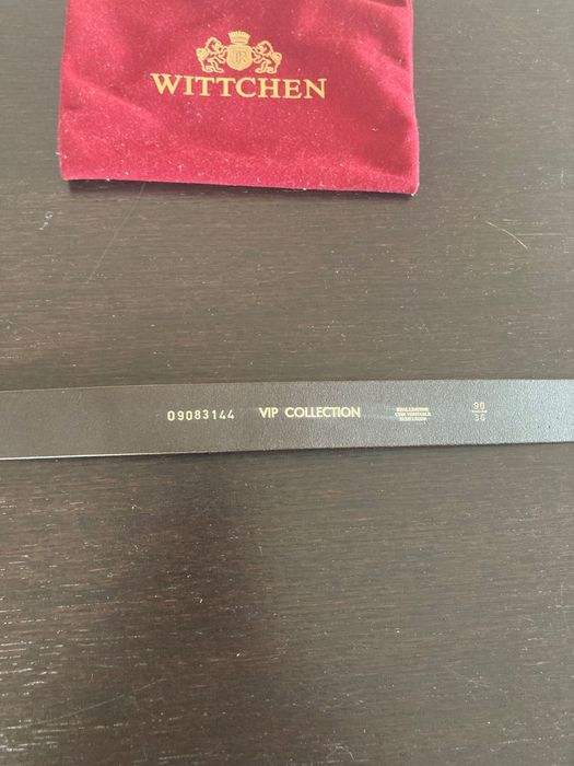 Pasek skórzany brązowy VIP Collection (Wittchen)
