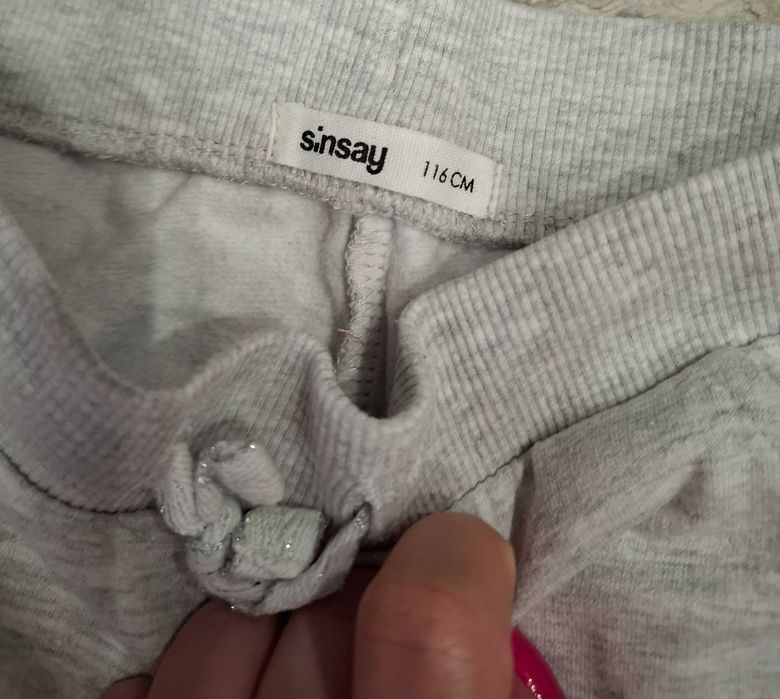 2 pary spodni dresowych dla dziewczynki,  rozm. 110-116