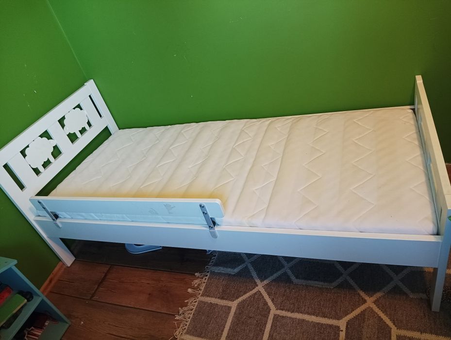 Łóżko Ikea Kritter z barierką