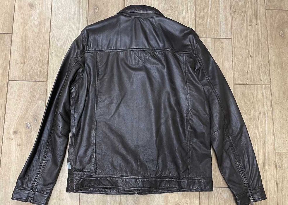Lee Cooper kurtka męska model Briag Brown r. M 100% skóra owcza / brąz