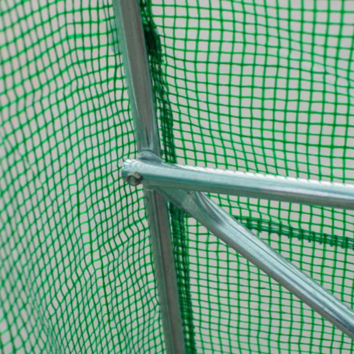 Estufa Aço Plástico com janelas 350 x 200 x 200cm