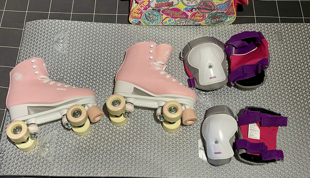 Patins de 4 rodas para jovem. Tam38