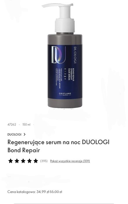 Serum do włosów duologi