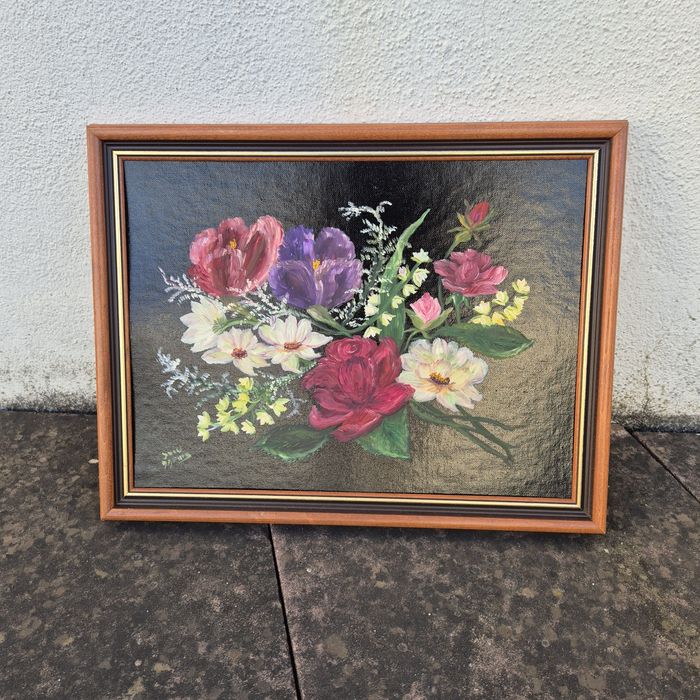 Quadro com flores64551917111553120