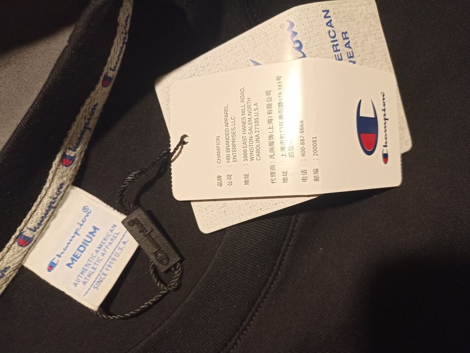 Футболка Champion чорна S-M-L