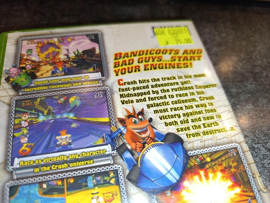 Crash Nitro Kart Xbox Classic super stan sklep kioskzgrami Ursus