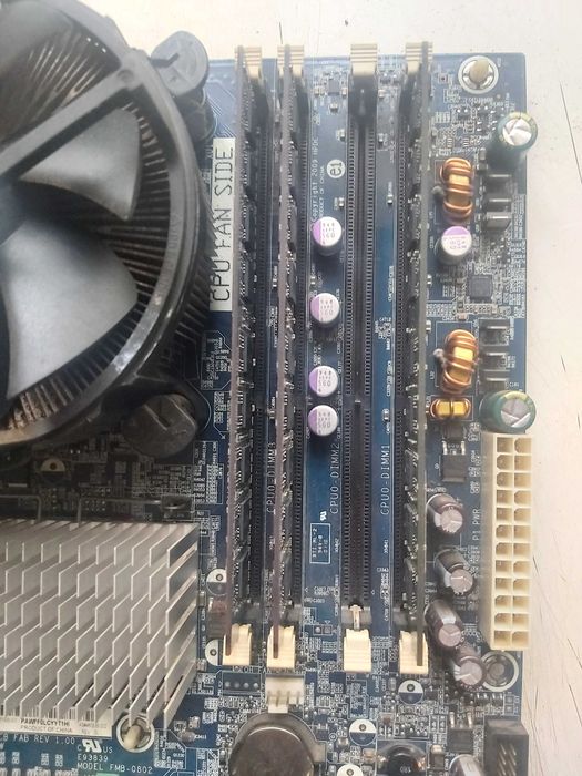 Комплект материнская  плата HP FMB-0802 Z400+XEON X5670+16Gb