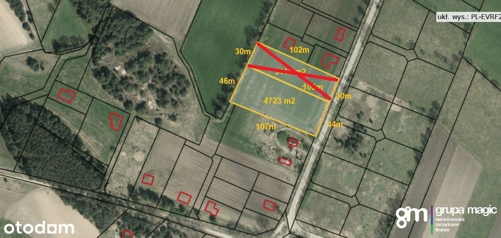 Działki Łążyn, gm. Zławieś Wielka