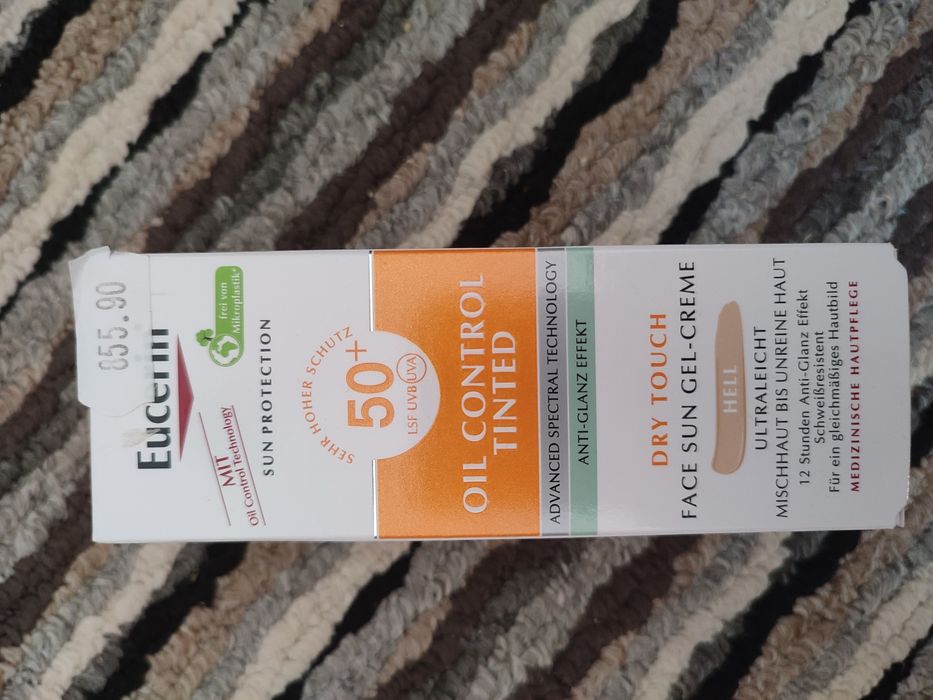 Eucerin Сонцезахисний крем spf 50+