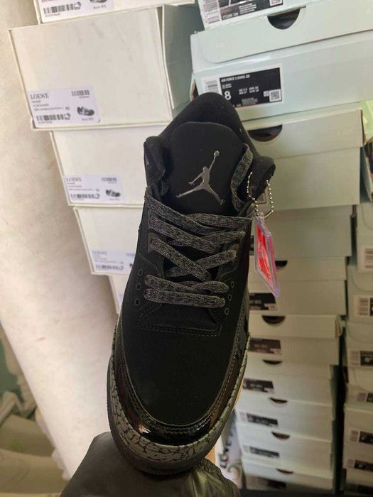 Мужские кроссовки Nike Air Jordan 3 Retro "Black Cat" 40-45