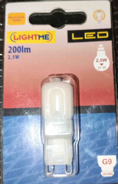 Лампа G9 LED 2,5W 25.000h Germany