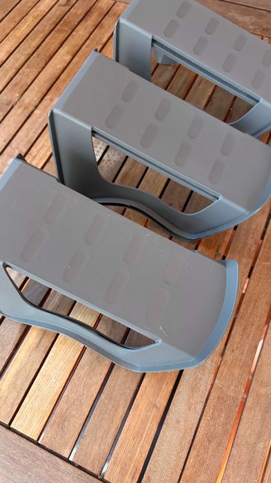 Conjunto 3 Suportes Sapateira Individuais Cinzentos / IKEA