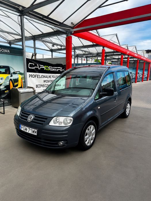 Volkswagen Caddy 1.9 TDI 105 KM (BJB) | 2004 r. | Klimatyzacja | Hak | OC i przegląd na rok