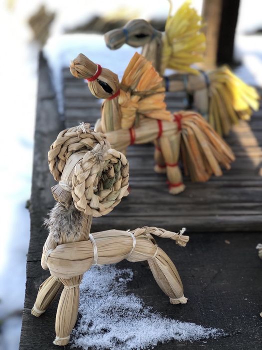 Коник , пташка , рибка корзинки, ангелик -мотанка оберіг