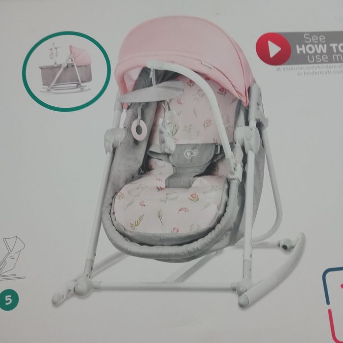 Leżaczek Bujaczek Kinderkraft 5w1 Unimo