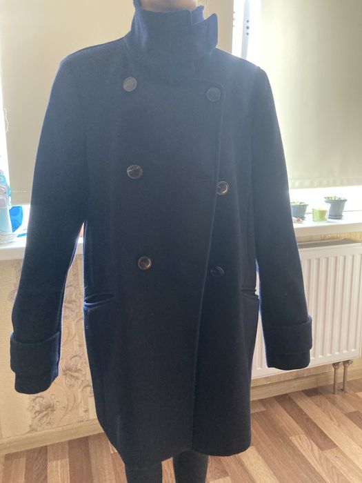Пальто MANGO  синє