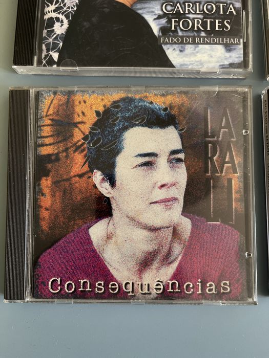 Conjunto de 4 CDs: Rao Kyao, Lara Li, Leonard Cohen, Carlota Fortes