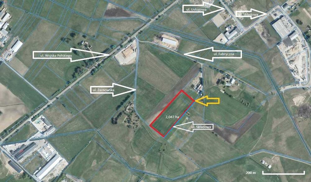 2 ha teren przemysłowo-składowy – Augustów, strefa przemysłowa