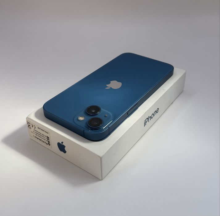 100% Bateria Iphone 13 Niebieski 128GB stan Bardzo Dobry