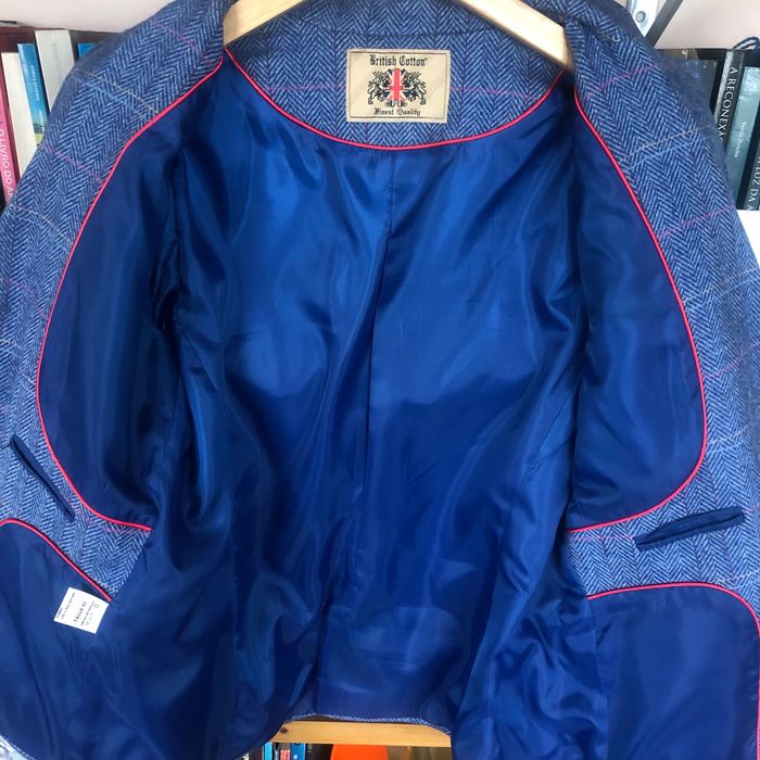 Blazer British Cotton com padrão xadrez - novo - Tam L