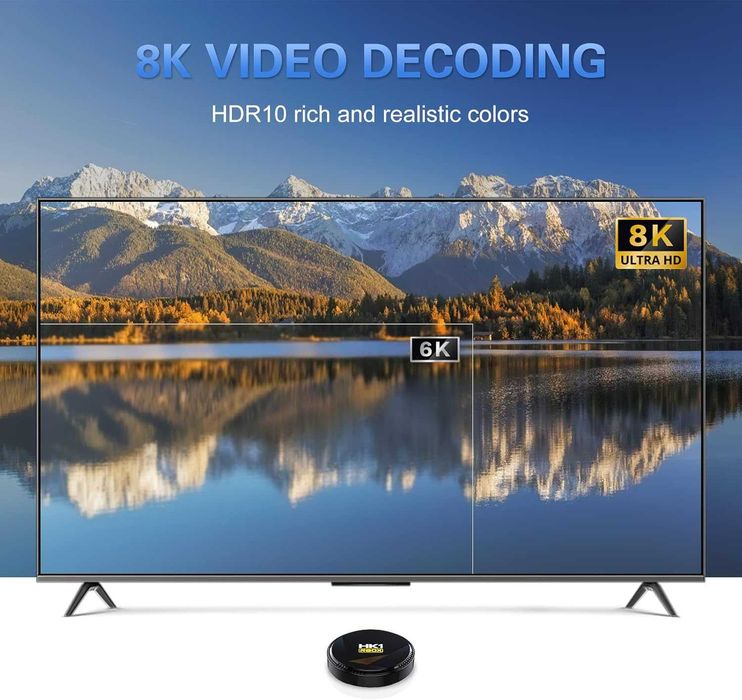 BOX android 4K IPTV Full 4GB Ram-32GB Rom NOVAS