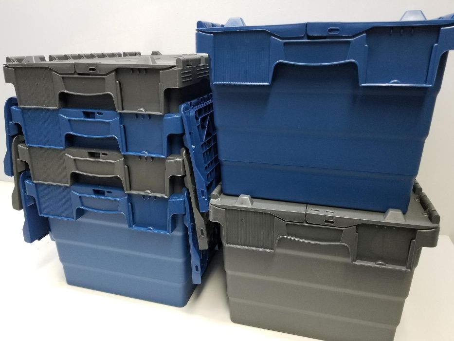 Pojemnik Transportowy Magazynowy Kurierski Zamykany-60x40x36cm.