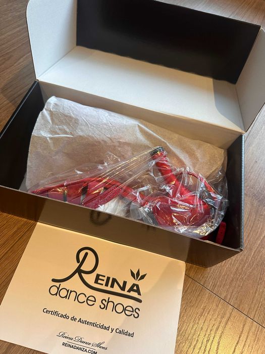 !! NOVO !! MANUEL REINA sapatos de dança exclusivos em couro !