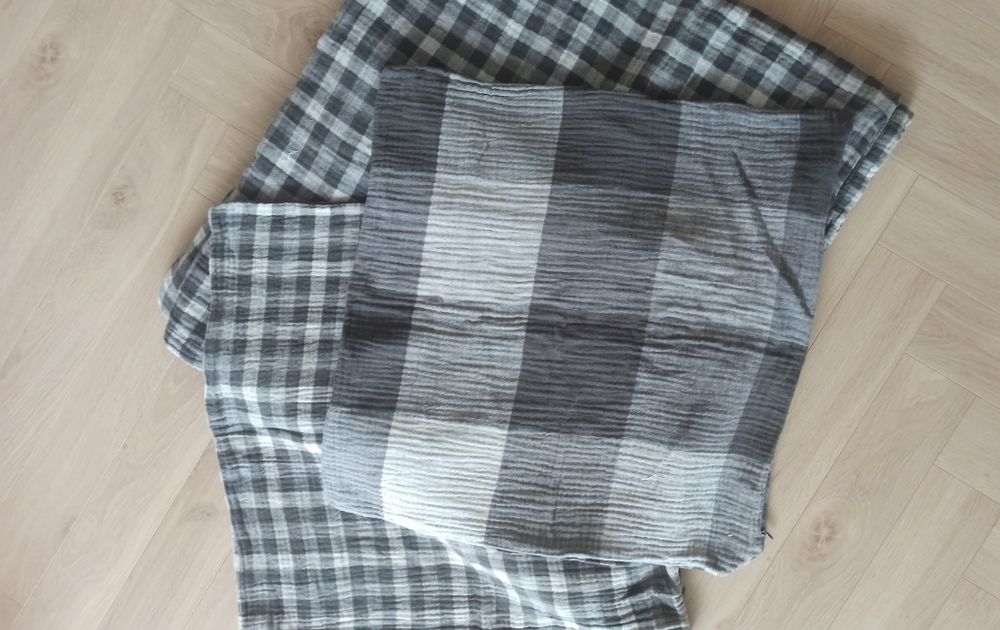 Zara Home komplet narzuta muślinowa duża