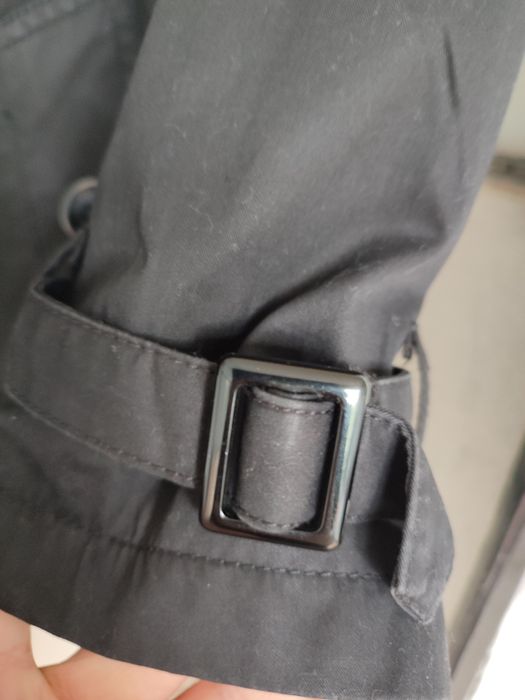 Płaszczyk damski,przejściowy,czarny roz.XL,stan bdb.