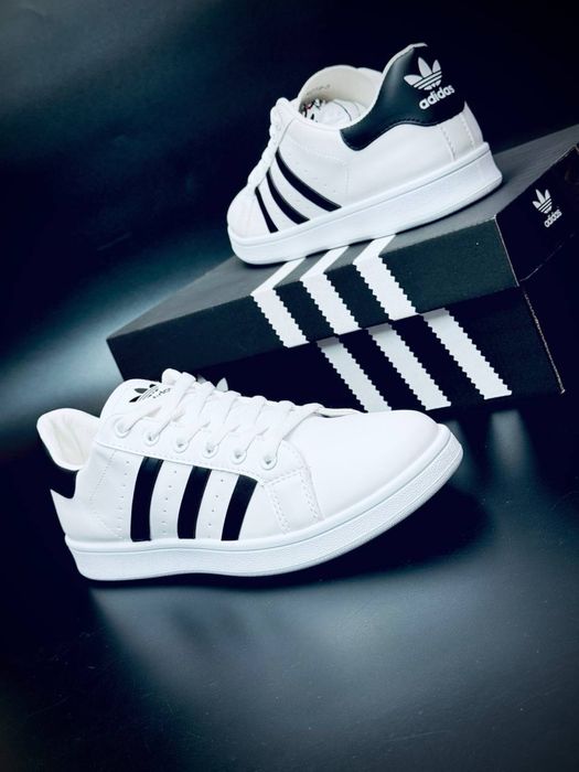 Мужские белые леьние кроссовки adidas Advantage Campus кросовки адидас кожаные чоловічі кросівки адідас кампус/кампусы