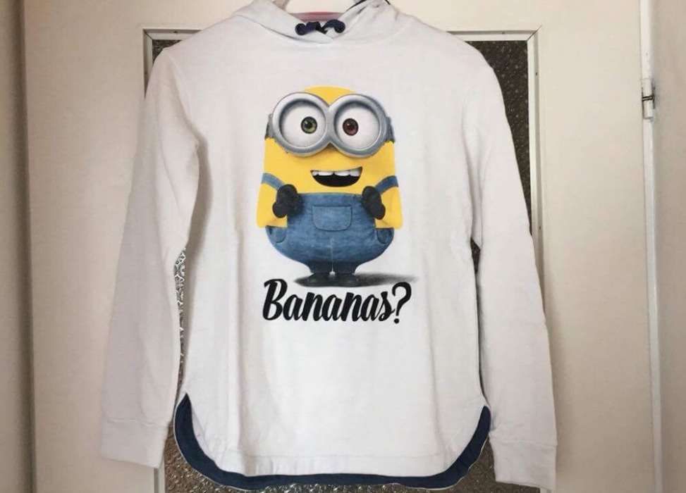Biała bluza Minionki