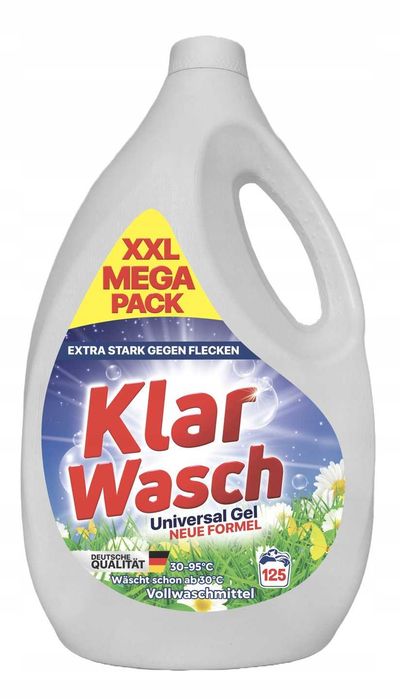 KLAR WASH uniwersalny żel do prania 5,5 L