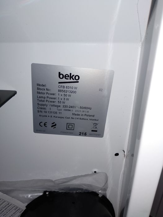 OUTLET Janki ul Wspólna 6 Okap BEKO CFB 6310 W